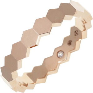 Chaumet Chaumet K18PG Diamond Be My Love Ring Metal Ring 083359